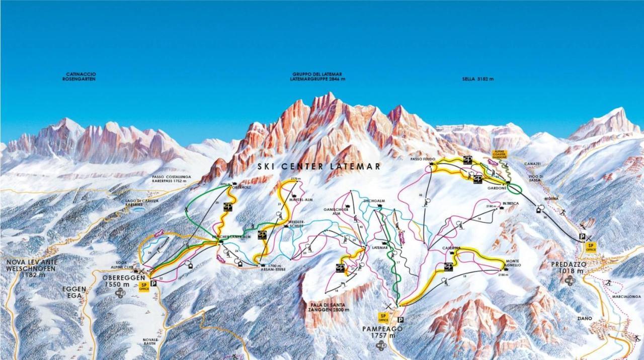 Casa Gilda Val Di Fiemme - Dolomiti Apartment Cavalese Luaran gambar
